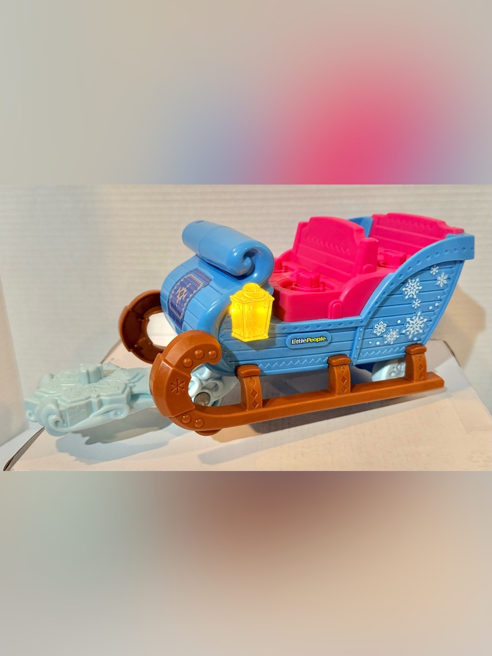 Fisher Price Little People Disney Frozen Kristoff’s Magical Sleigh ⭐️⭐️EUC⭐️⭐️